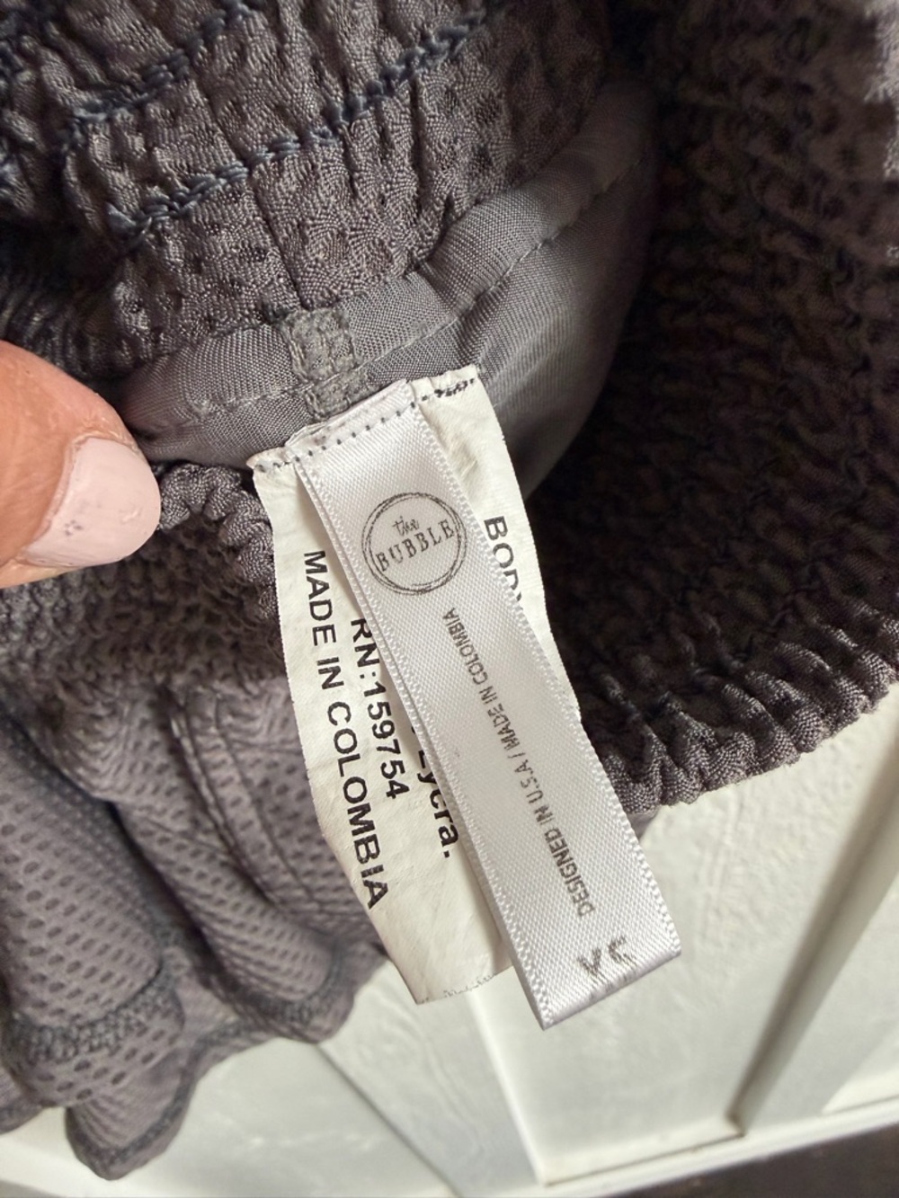 The Bubble Lifestyle Brittany grey skirt - extra small - Picture 5 of 5